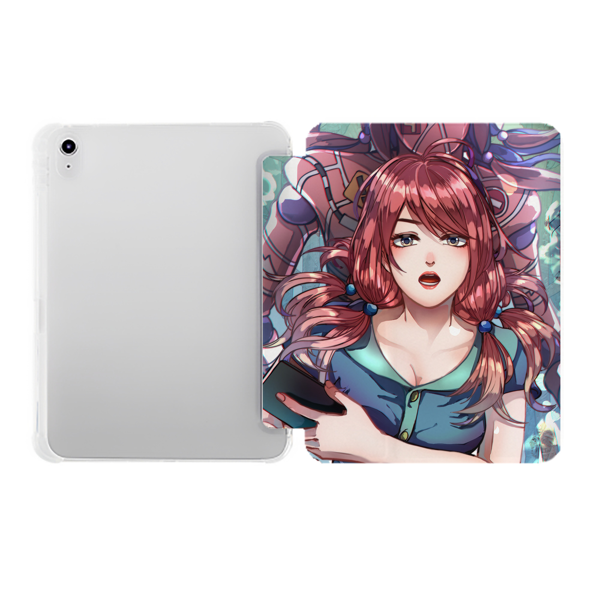（画像用） ジョジョの奇妙な冒険 JoJo's Bizarre Adventure IPad ケース ペン収納付き 三つ折りスタンド PUレザー×シリコン 対応機種9.5/10.5/10.9インチ